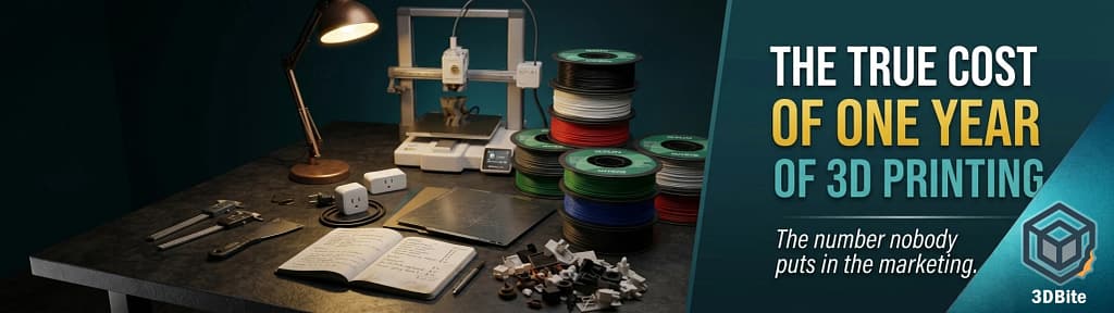 True Cost of 1 year of 3D printing