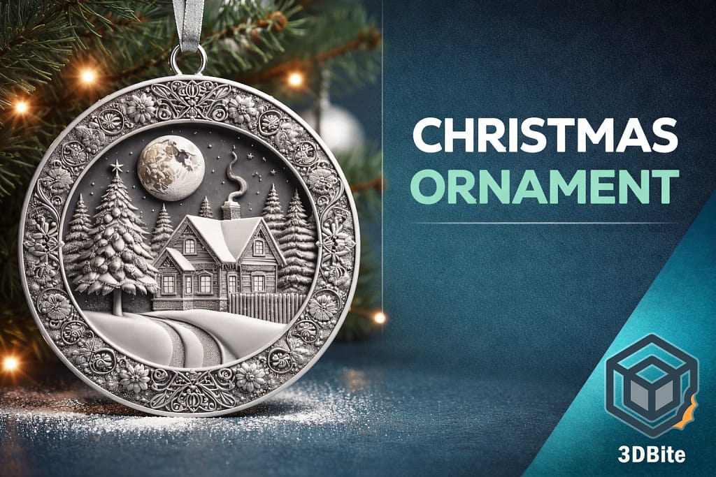 3D PRINTED Christmas Ornament