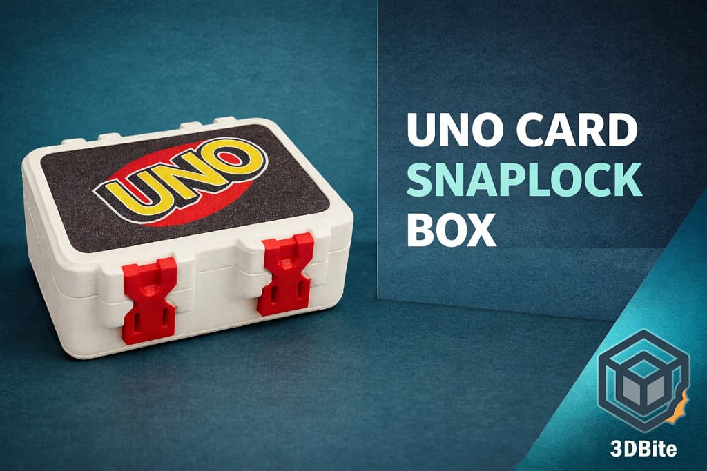 Uno Card Snaplock Box