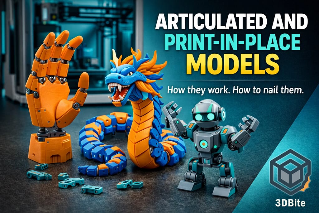 Articulated and Print-in-Place Models