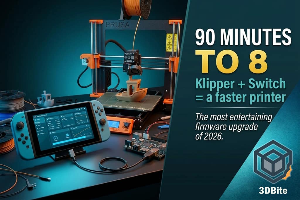 Someone Ran Klipper on a Nintendo Switch to Speed Up Their 3D Printer — and It Worked
