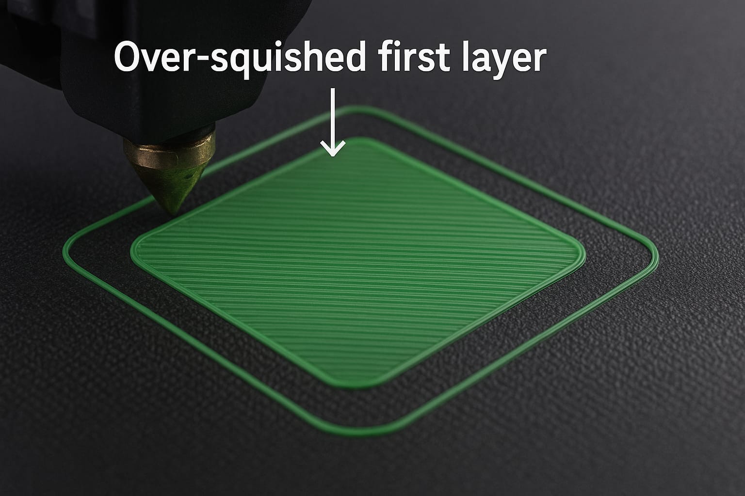 Over squished first layer