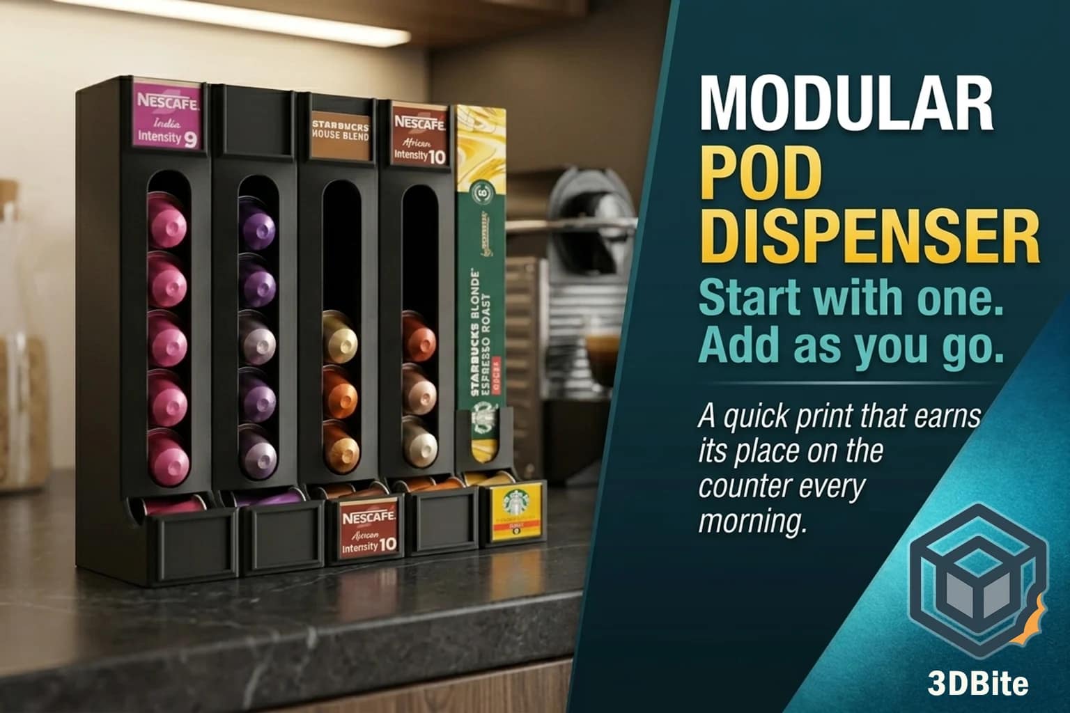 Modular Nespresso Pod Dispenser