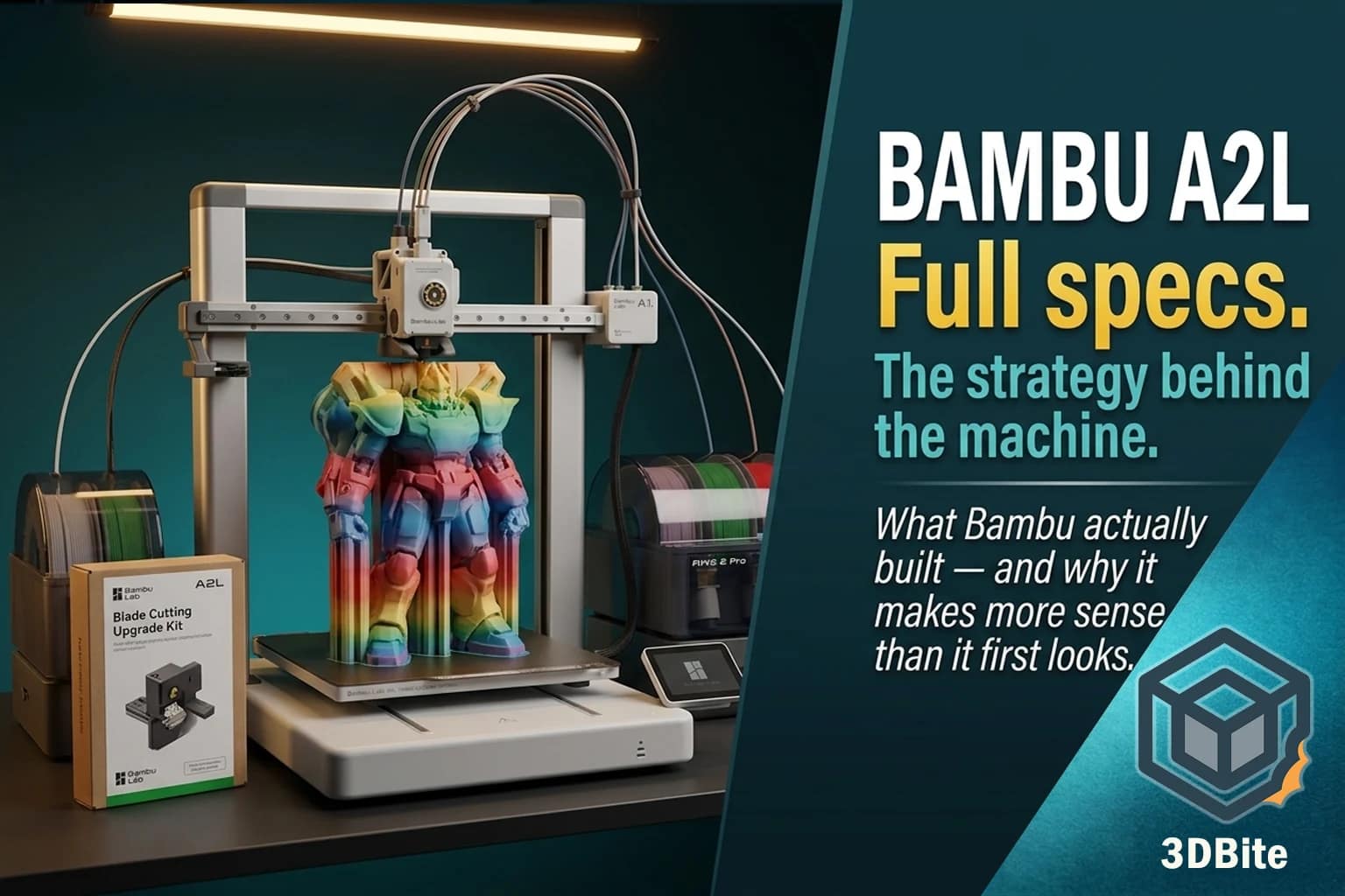 Bambu Lab A2L: The Full Specs, the Strategic Play, and What It Actually Means